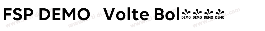 FSP DEMO   Volte Bol字体转换